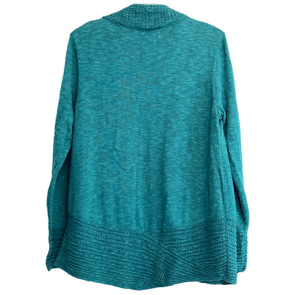 Adventura | Ava Open Front Cardigan | Teal | Size XL - Picture 2 of 7